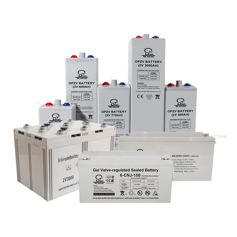 Karstā pārdošanas saules akumulatora želejas akumulators OPZV akumulators