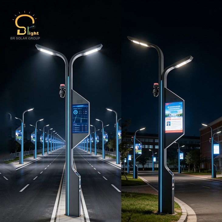 Integrated Smart Street Light BR Milan Series suppliers