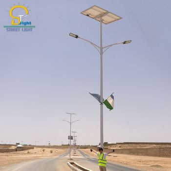 10M 120W divviru saules ielu apgaismojums